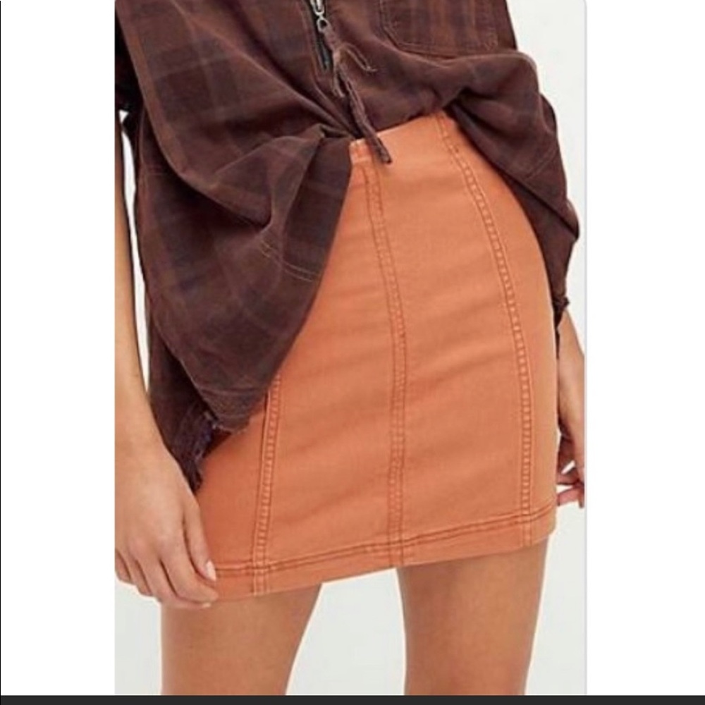 Free People Modern Femme Denim Skirt, sz 4.